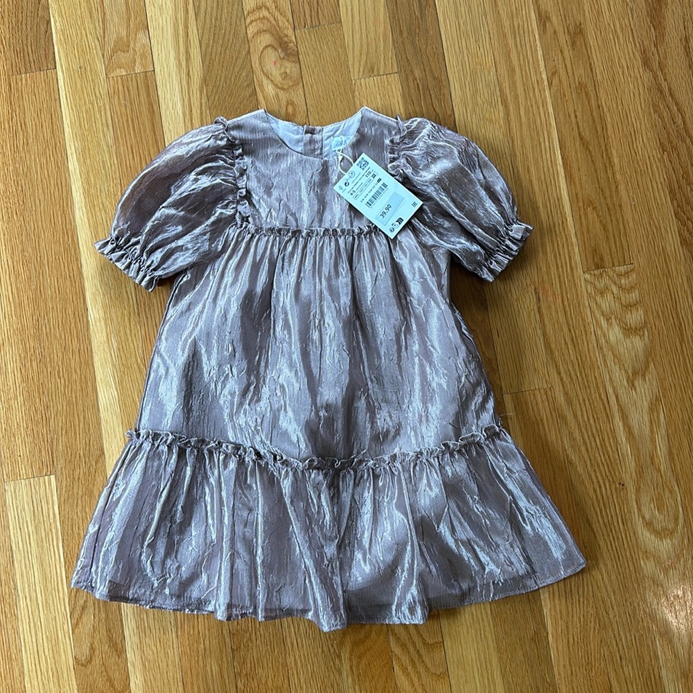 Rose gold Zara dress size 4-5